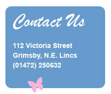 Contact us, 112 Victoria Street, Grimsby, N. E. Lincs, 01472 250632